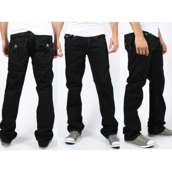 True Religion Men's Ricky Spt straight Leg 40w32inseam streetwear baggy 2003